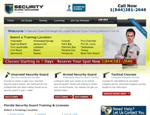 Tablet Screenshot of floridasecuritylicense.com